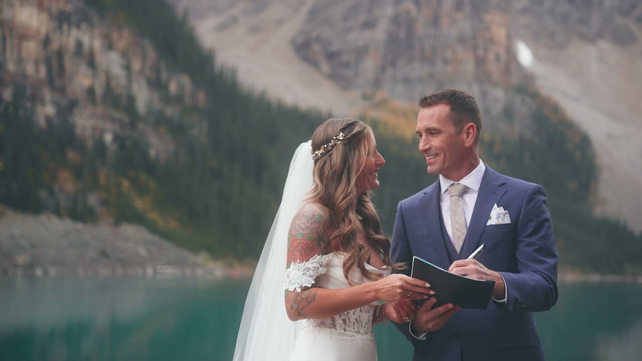 Samm and Charlie’s Magical Moraine Lake Elopement | South Carolina Couple Elopes in the Rockies