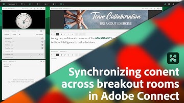 Synchronizing content across breakout rooms in Adobe Connect