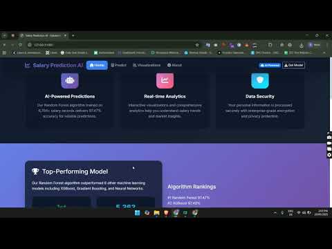 Advanced AI Salary Prediction System with 97.47% Accuracy