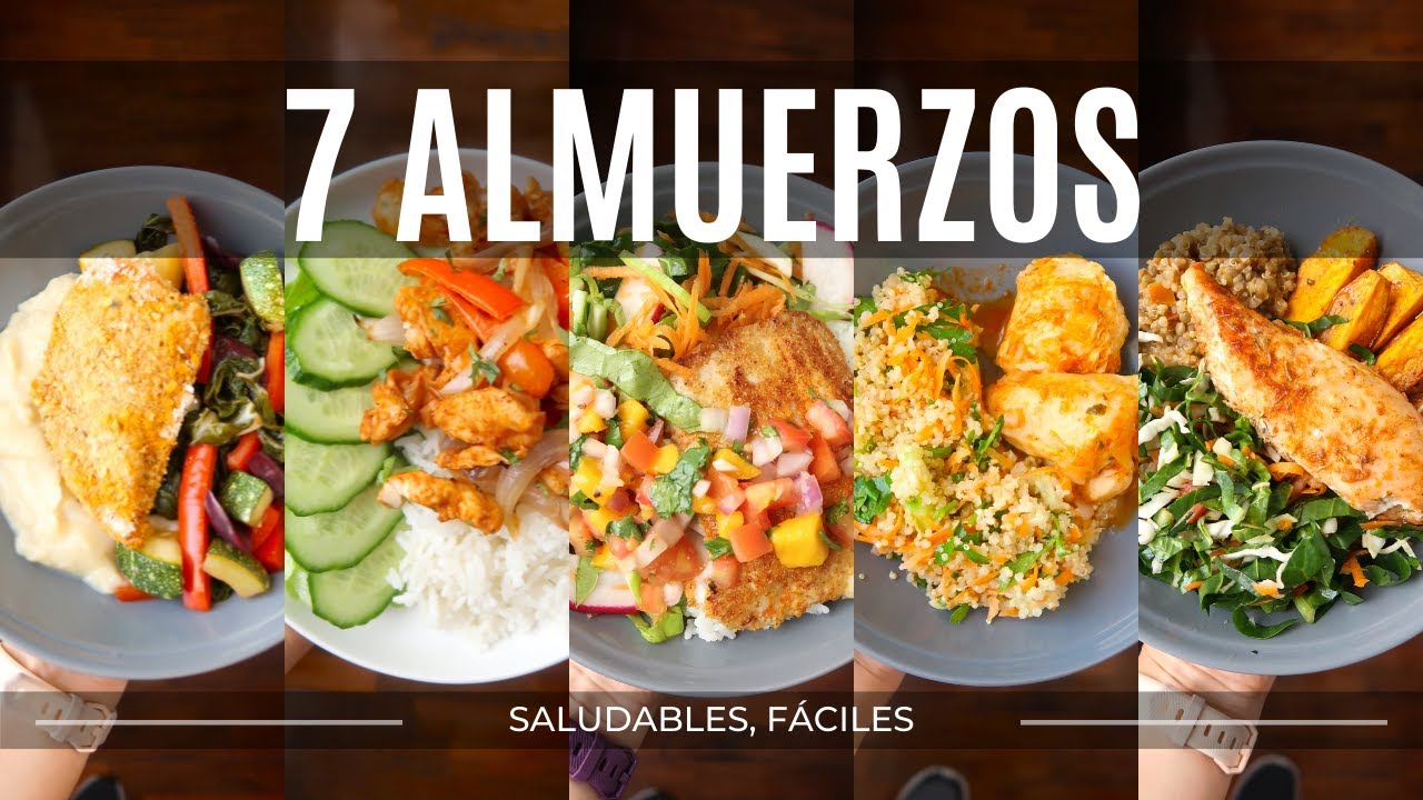 UNA SEMANA DE ALMUERZOS SALUDABLES | Michela Perleche - YouTube