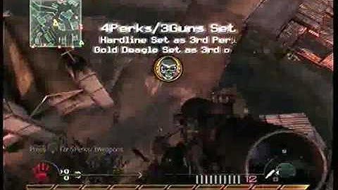 MW2 MODDED LOBBY 5 PERKS 3 GUNS MOD