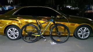 SCOTT SCALE 940 CARBON SRAM 12S VS MERCEDES BENZ GOLD PERTAMA DI INDONESIA  - YouTube