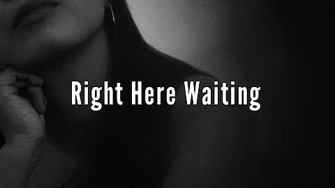Right Here Waiting cover | Richard Marx| Female Version | Lyric video
