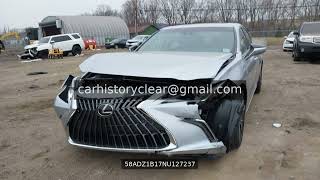 58ADZ1B17NU127237 | 2022 Lexus Es 350 18292 mi NJ Silver Salvage Automatic Comfort