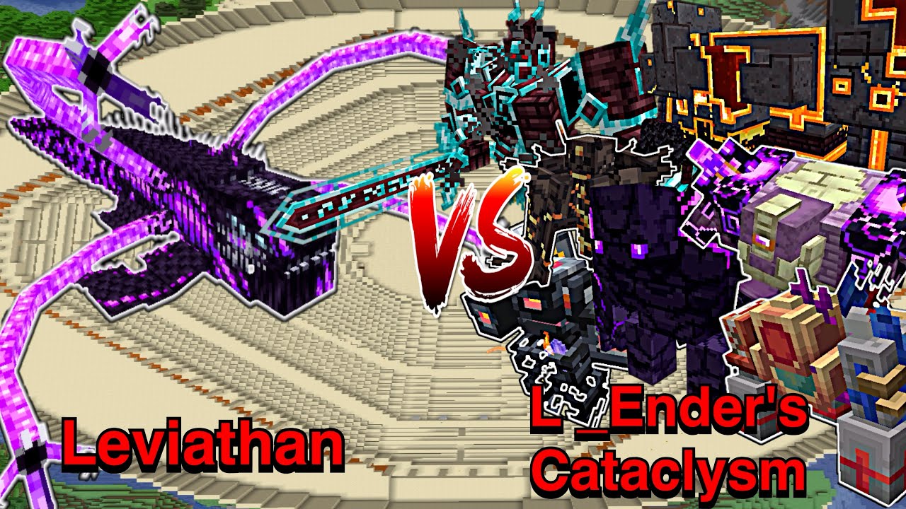 Ender Guardian (L_Ender 's Cataclysm) vs Mowzie's mobs