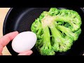 У вас есть брокколи и яйца? Недорогой и вкусный рецепт.  АСМР.