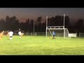 Tym Regnier penalty kick for Agawam against Minnechaug