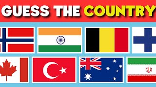 Can You Guess The Country By Flag | Flag Quiz Challenge 2024