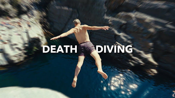 Ich lerne DEATH DIVING / Døds (Bauchklatscher von 12m)