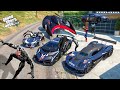 Stealing VENOM SuperCar&#39;s with Spiderman in GTA 5!🔥