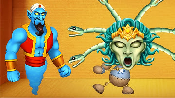 Crazy Muscle Medusa vs The Buddy | Kick The Buddy