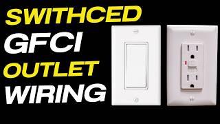 How to Wire a Switched GFCI Receptacle (wiring gfci outlet with light switch)