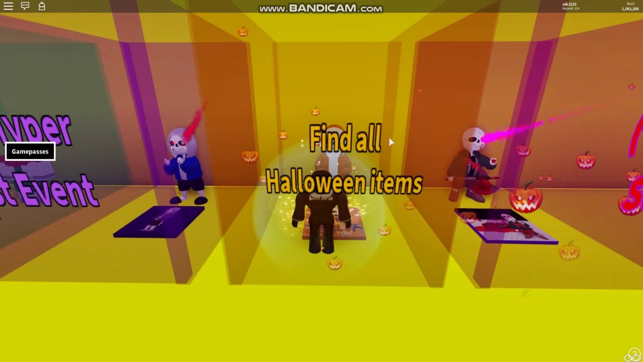 How To Get Halloween Sans Undertale Battle Royale By Smrtkatv - roblox undertale intro