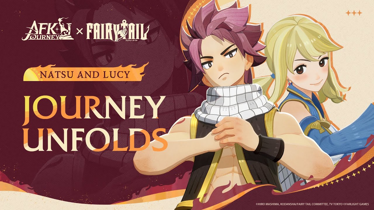Путешествие начинается: Новые герои из другого измерения — Нацу и Люси из «Хвоста феи» | AFK Journey