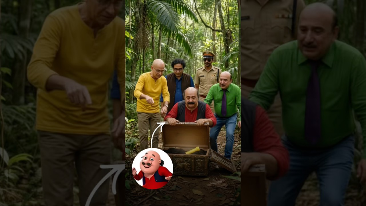 Motu Patlu All Characters in Real Life - Gold Map 