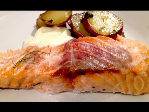 Baked Salmon with Dill