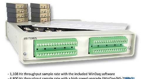 Introducing the 16-Channel DI-718Bx Signal Conditioned Data Acquisition System