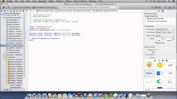 PecsXcode Xcode 5 tutorial Parse.com PFUser LogIn 2