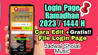 Cara Edit Login Page Mikrotik Ramadhan 2023 / 1444H - dan Gratis Download !!