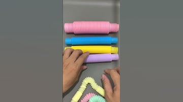 Pop Tube Sounds | ASMR | Relaxing #shorts #funsound