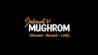 Sholawat mughrom - slowed reverb   lirik