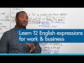 Learn 12 Work English Expressions with BREAD