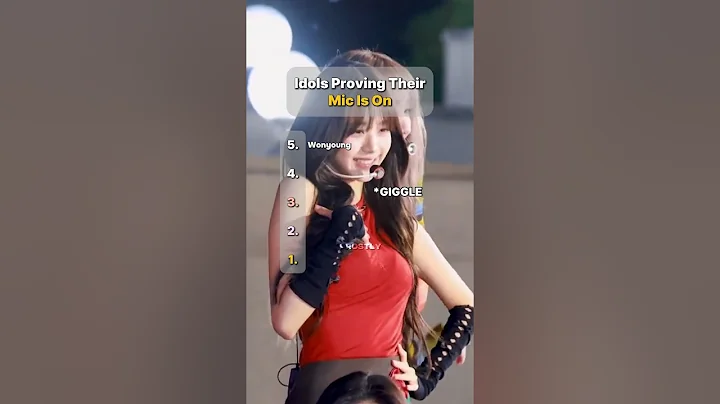 Idols Proving Their Mic Is On #kpop #shorts #wonyoung #cortis #bibi #lesserafim #kazuha #martin