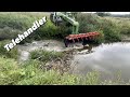 Beaver Dam Removal In Problematic Place with TELEHANDLER!