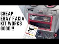 How To Install An Aftermarket Stereo In a Facelift MK6 Ford Fiesta!! (Ebay Kit)