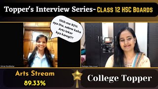 Meet Simran Pendharkar- Arts Topper|Episode 14|Hsc Boards 2023| @shafaque_naaz