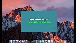 How Could I Completely Uninstall coconutBattery for Mac?