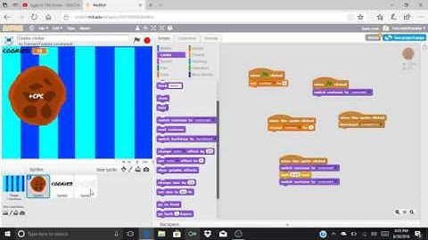 how to make cookie clicker on scratch part 1(commentary)
