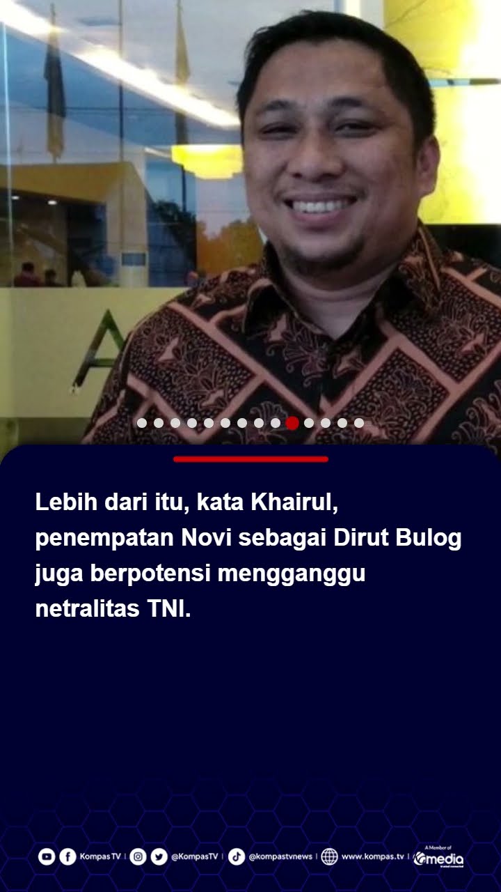 Mayjen Novi Helmy Jadi Dirut Bulog, Pakar Hukum Tata Negara: Melanggar UU TNI dan UUD #tni #bulog