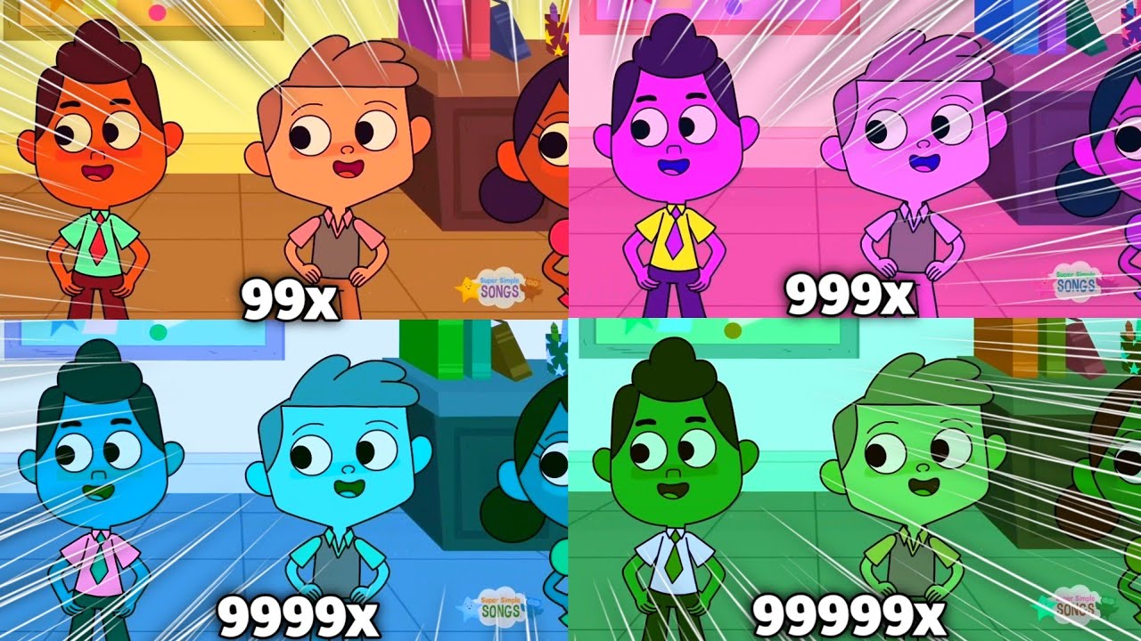 Super Simple Songs: Вступление к мультфильму «Пиноккио» в невероятно быстром темпе (999999x) от K...