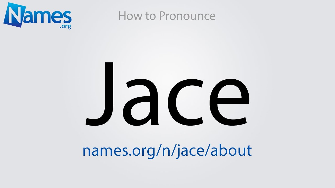 How to Pronounce Jace YouTube How to Pronounce Jace YouTube