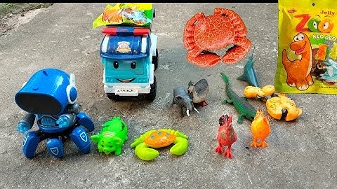 Binbotv ăn kẹo chíp chíp các con vật và tìm con gà,con cua,con cá sấu ,ô tô ,rôbốt,con voi part 25