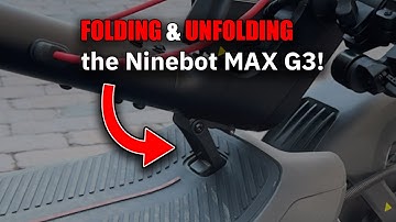 4 Steps to Fold and Unfold the Segway-Ninebot MAX G3