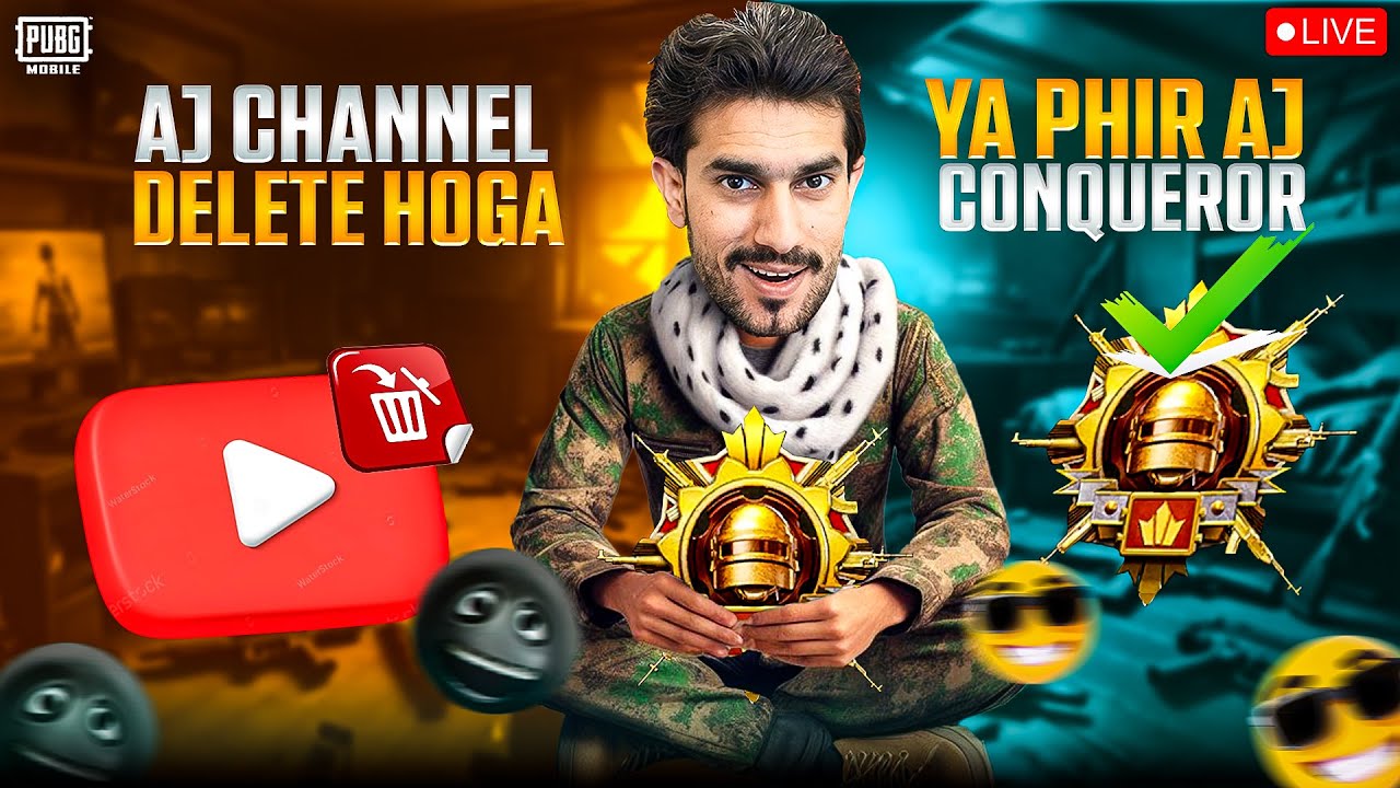 AJ YA TO CONQUEROR NAHI YA TO CHANNEL 🥺 | FM NASIR IS LIVE | PUBG MOBILE