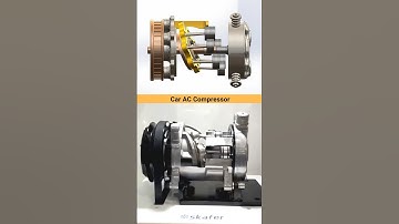 Car AC Compressor | Your car accessory 🤩 #automobile #cars #compressor #ac #hot #trending