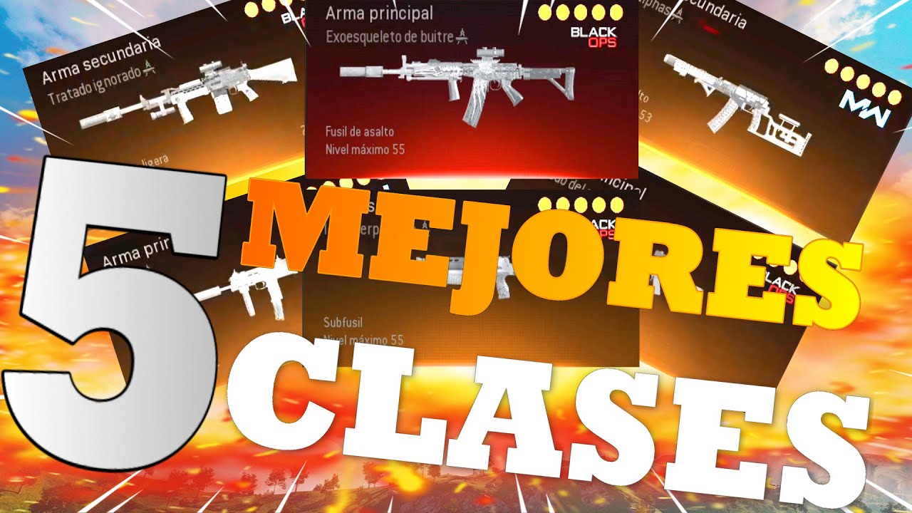 LAS 5 MEJORES ARMAS DE WARZONE TEMPORADA 5 | MEJORES CLASES - YouTube