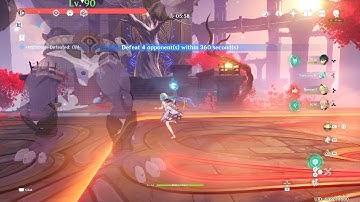 Genshin Impact c6 faruzan and c4 jean on another domain