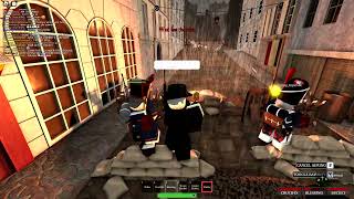 Napoleonic soldiers with M16 VS Zombie