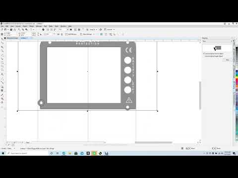 How to create a graphic overlay in corel draw