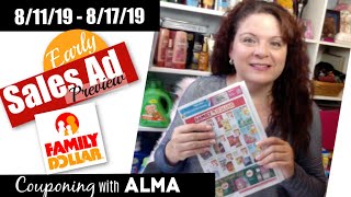 Early 19 Family Dollar Sales Ad