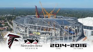Atlanta Falcons Mercedes-Benz Stadium Time-Lapse