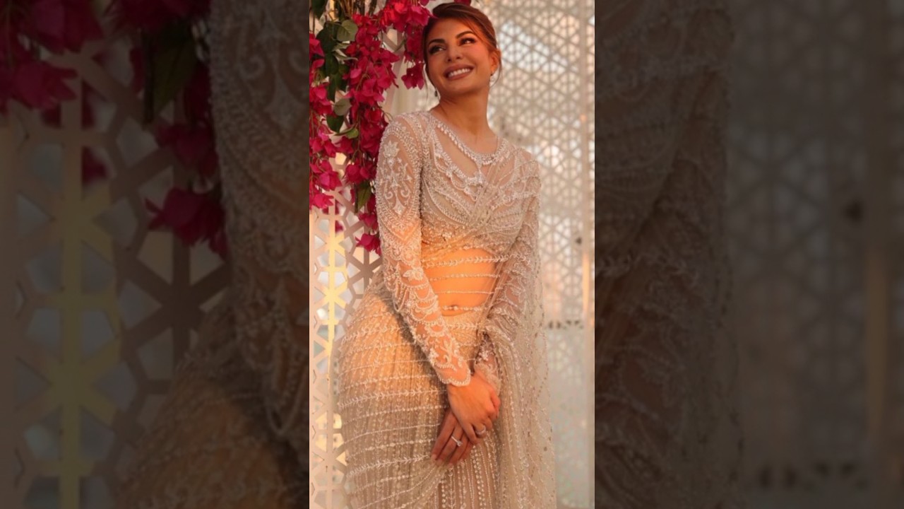 💕Jacqueline Fernandez Saree🥻Look💕||😇Jacqueline Fernandez🎶Song😇|| 
