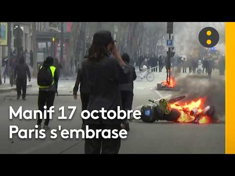 "On se balade dans un Paris chaotique" : le témoignage de notre journaliste Maxime Laurent en direct