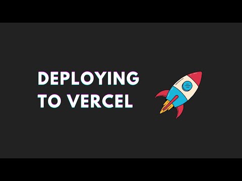Deploying Next.js Project to Vercel || 4K