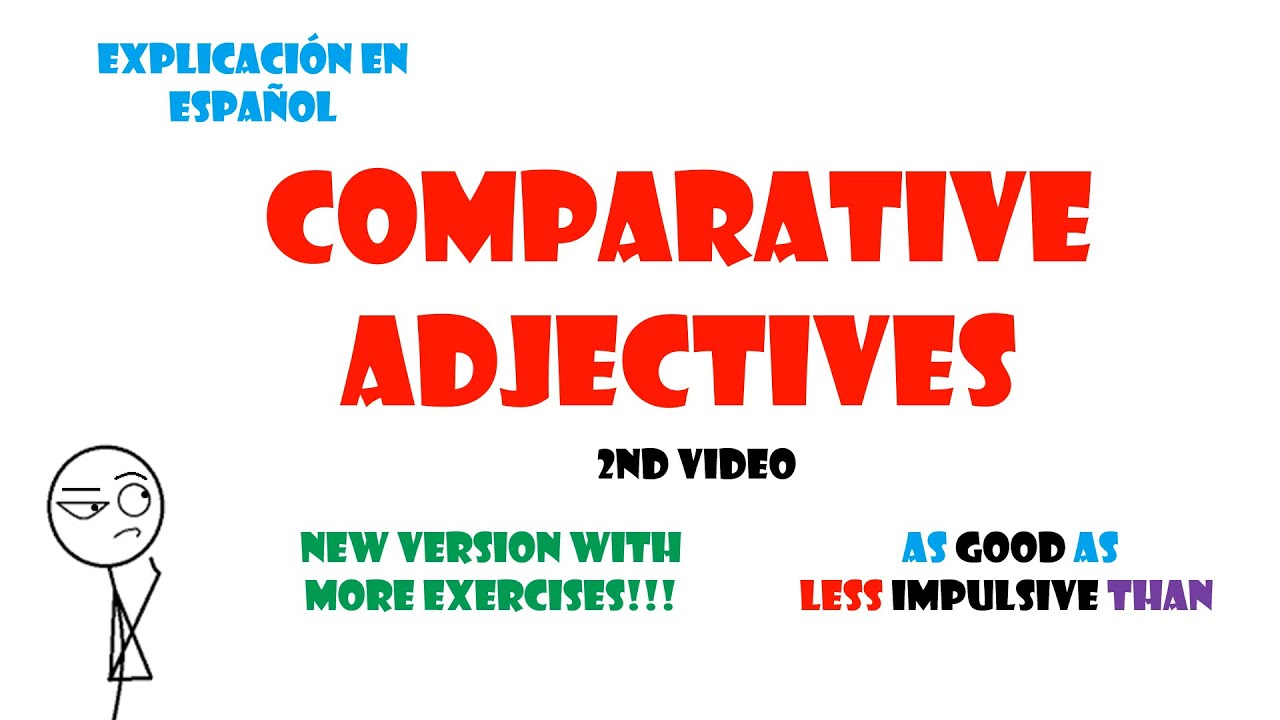 Comparativos de igualdad y de inferioridad en inglés. - YouTube