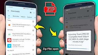 Download zip file kaise open karen || how to open zip file || Zip file unzip kare | Zip file extract screenshot 2